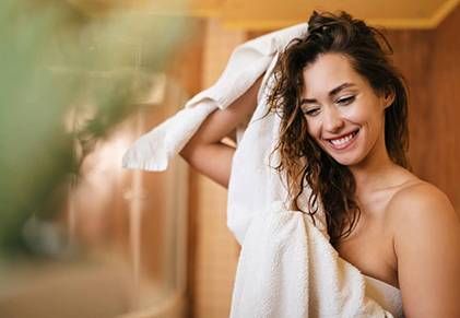 L'asciugatura per capelli morbidi